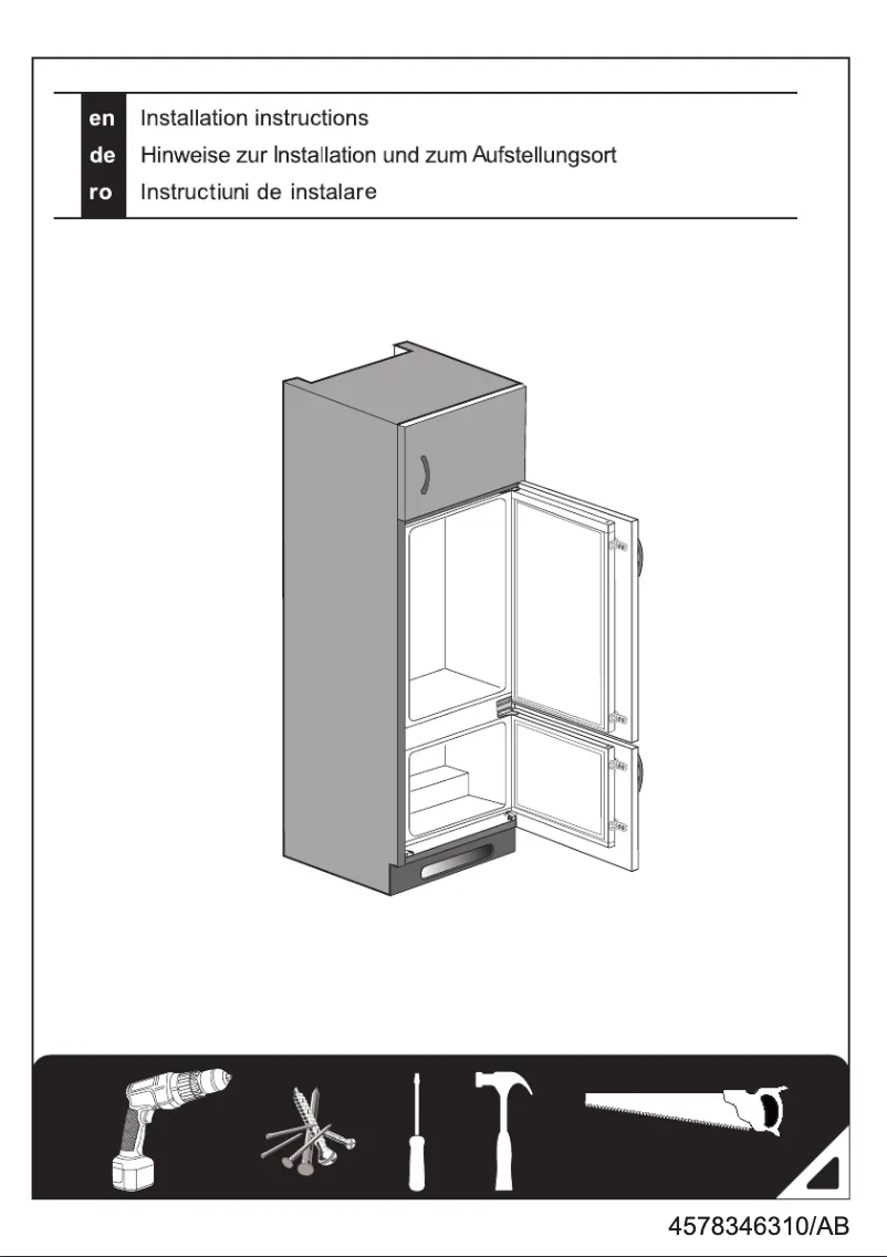 Page 1 of the manual User Manual Beko BCSA285K2S