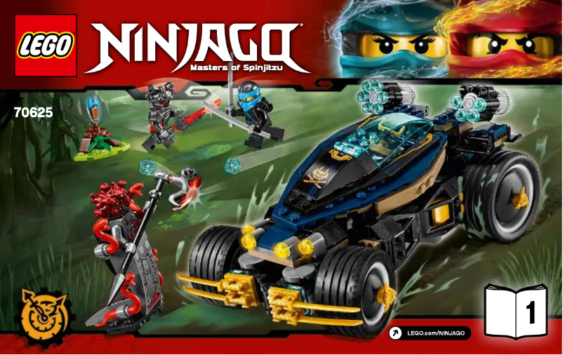 Page 1 of the manual User Manual Lego Ninjago 70625