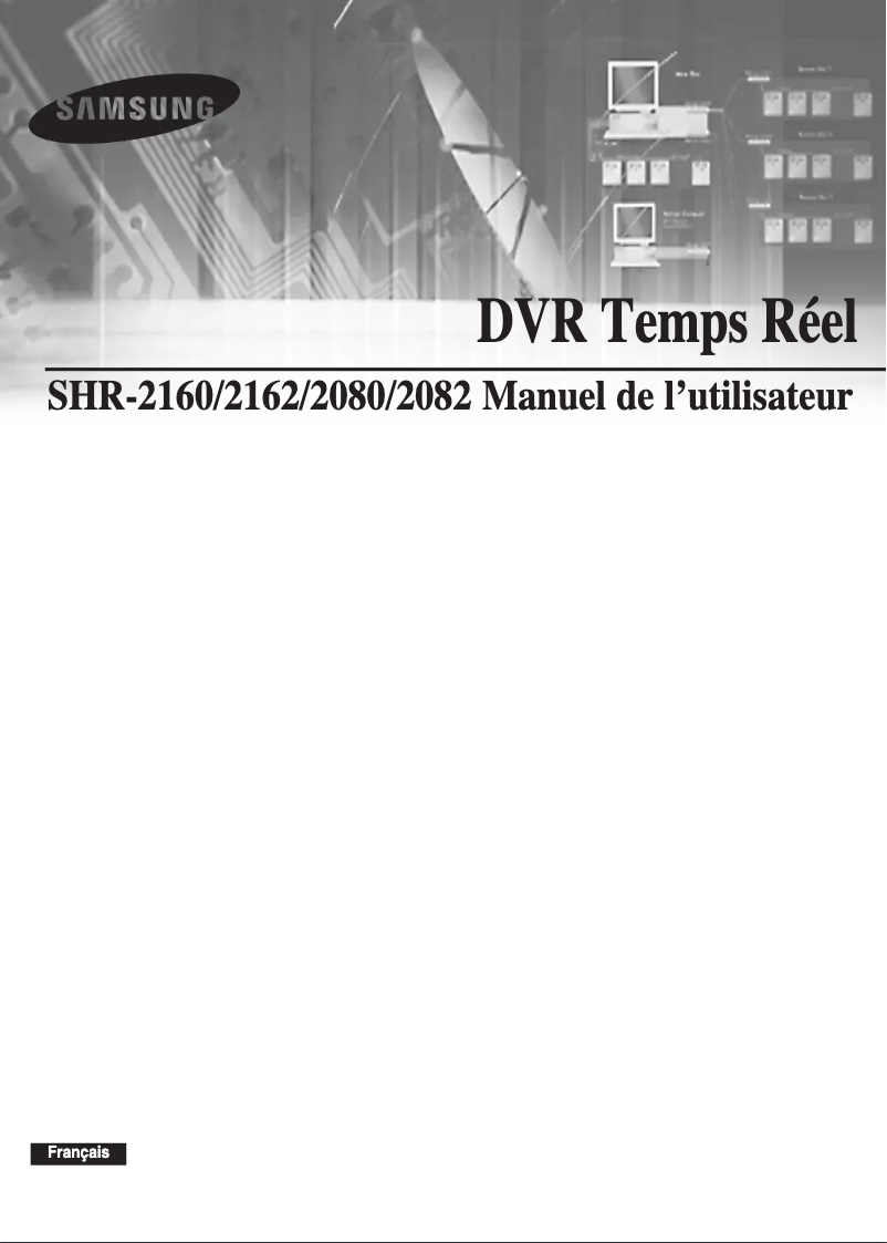 First page image of the manual for SHR 2162