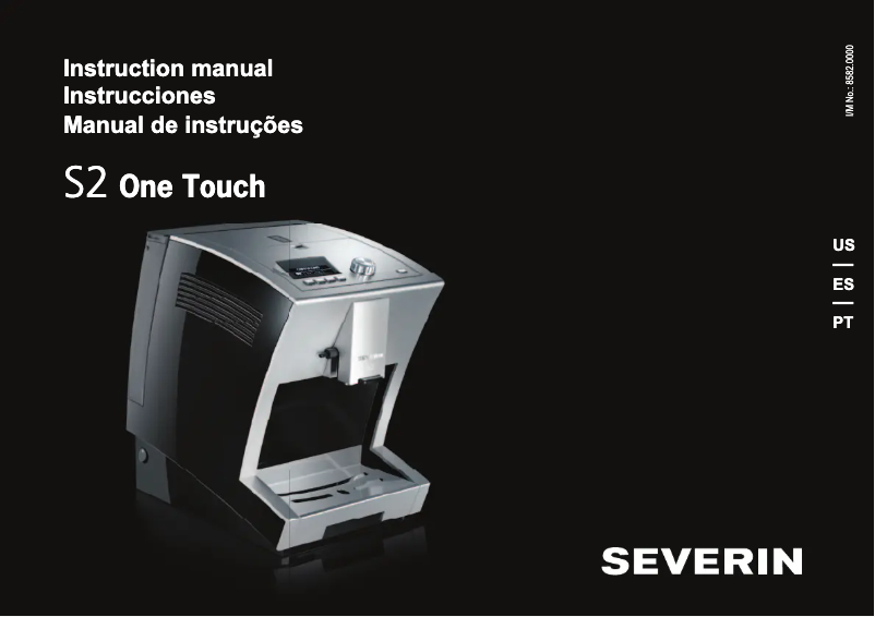 First page image of the manual for KV 8005