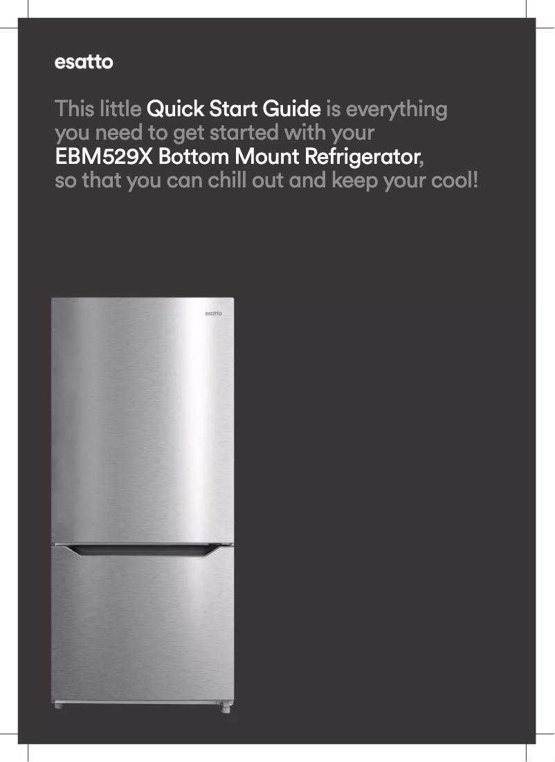 First page image of the manual for EBM529X