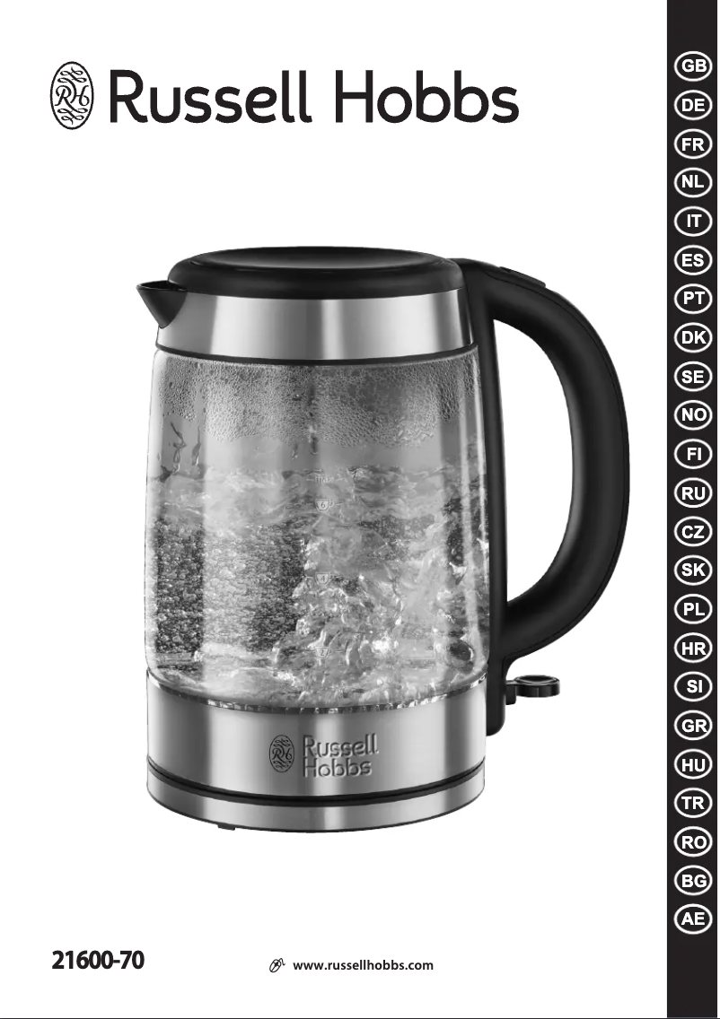 Page 1 de la notice Manuel utilisateur Russell Hobbs 21600-57