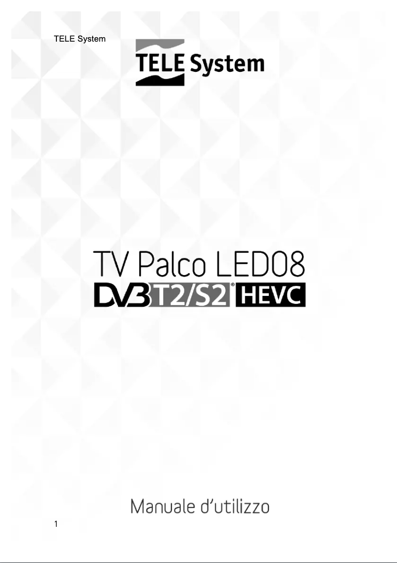 First page image of the manual for Palco24 LED08