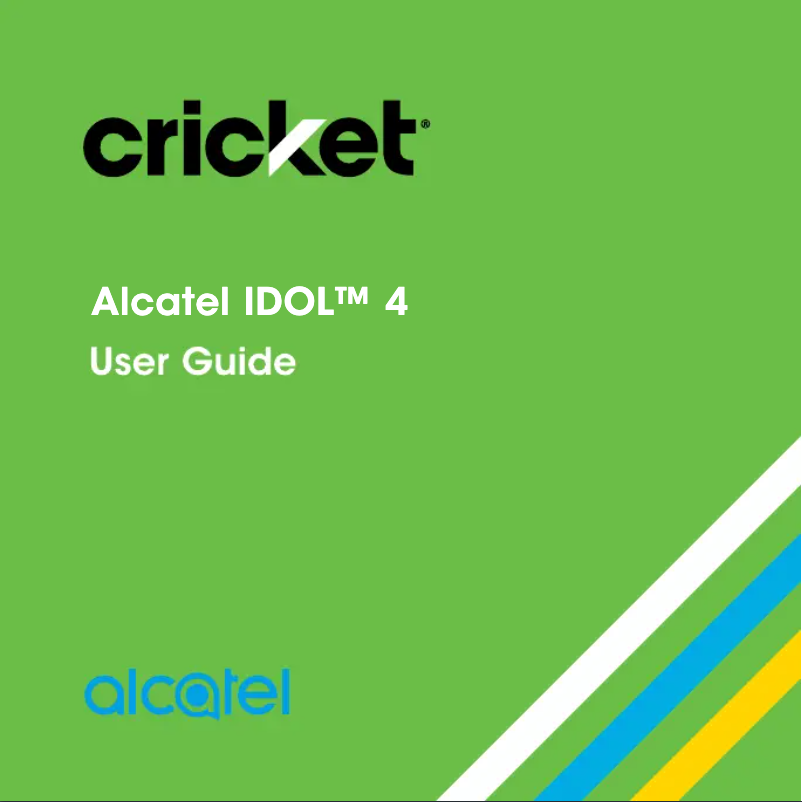 First page image of the manual for IDOL 4 Cricket