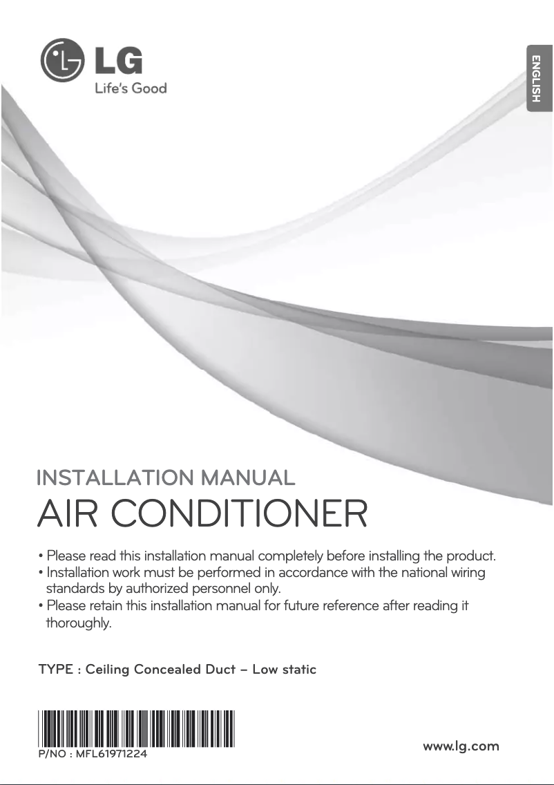 First page image of the manual for ABNQ24GL3A0