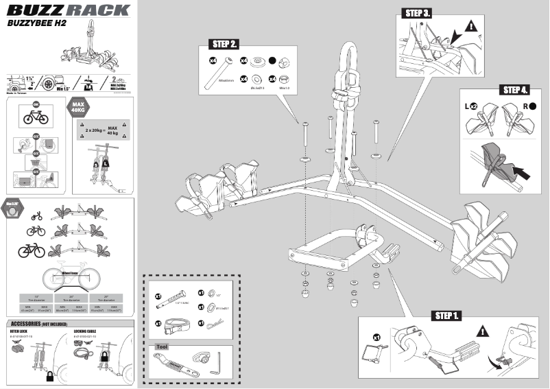 First page image of the manual for BuzzyBee H2