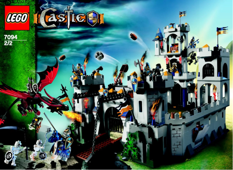 Page 1 of the manual User Manual Lego Castle 7094