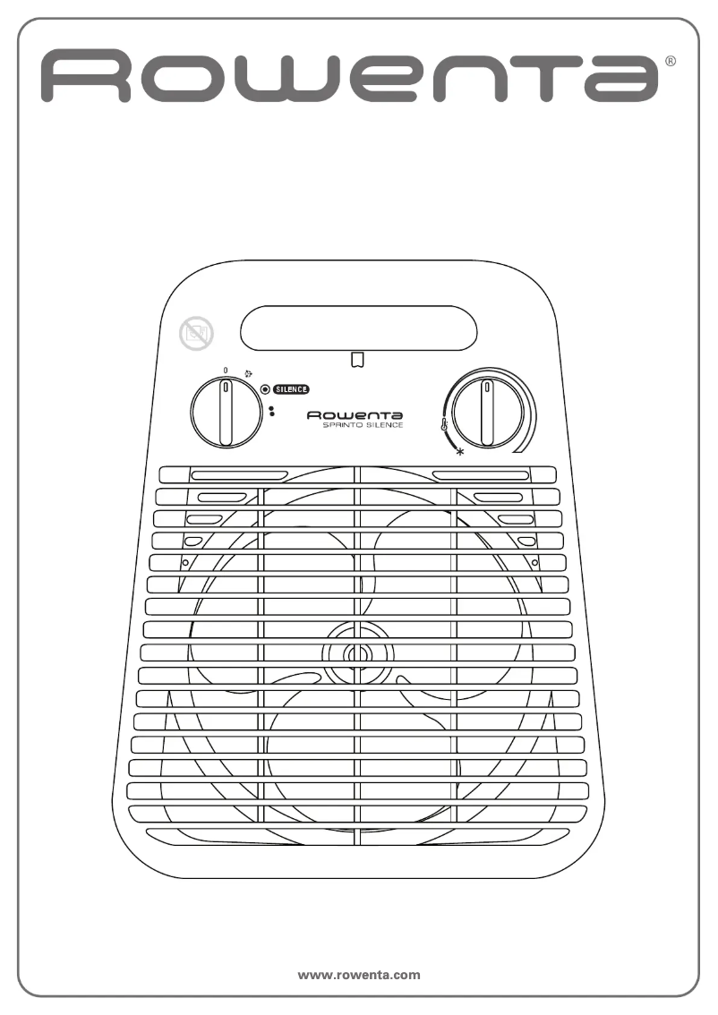 Page 1 de la notice Manuel utilisateur Rowenta Sprinto Silence SO2020
