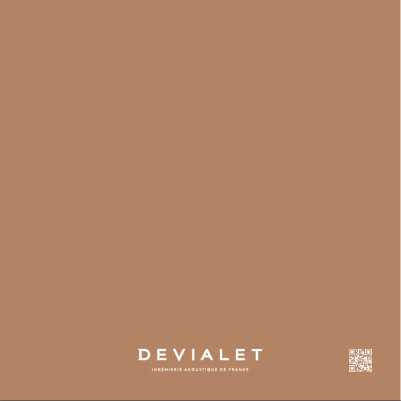 Page 1 of the manual User Manual Devialet Classic Phantom