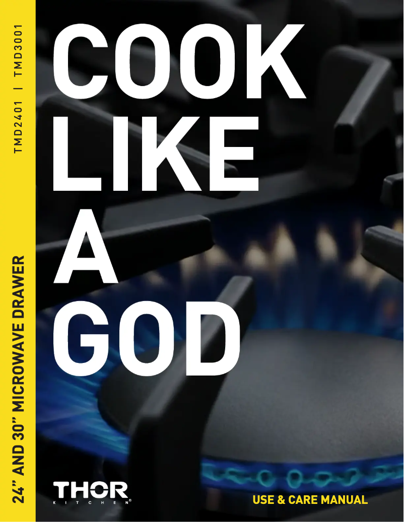 Page 1 of the manual User Manual Thor TMD2401