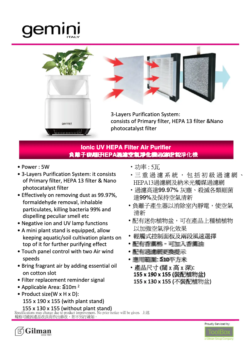 Page 1 of the manual User Manual Gemini GAP12