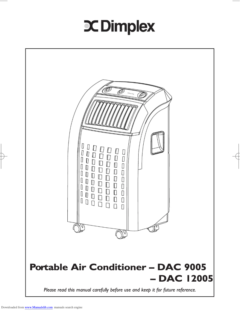 Image de la première page du manuel de l'appareil DAC12005