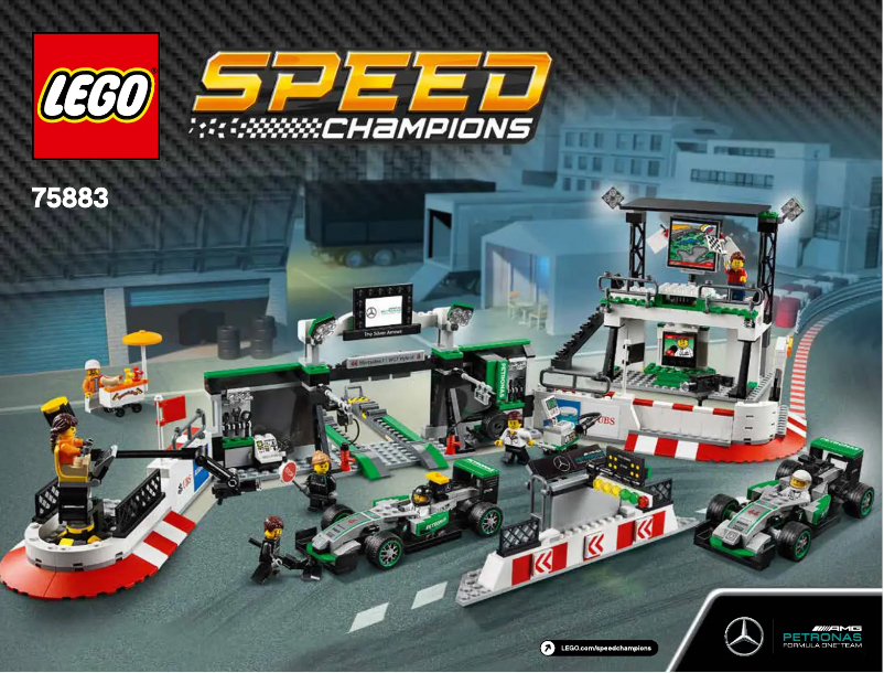 First page image of the manual for Speed Champions 75883