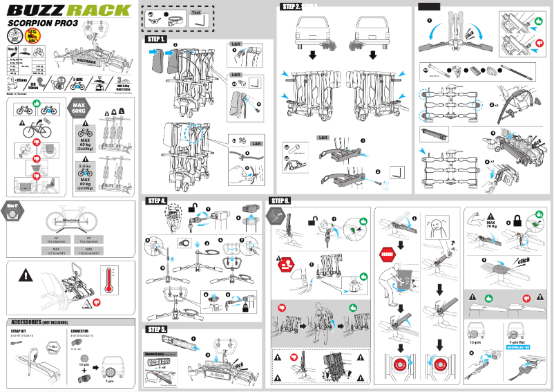 Page 1 of the manual User Manual Buzz Rack Scorpion Pro 3