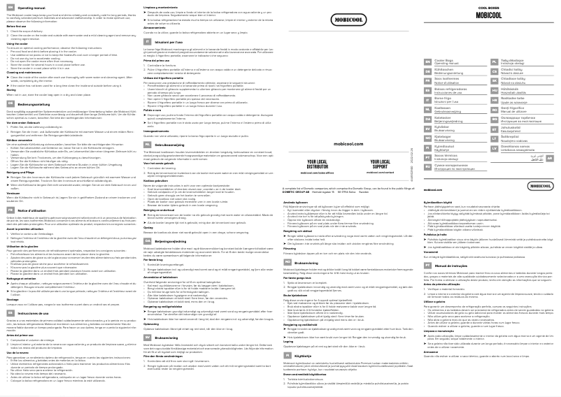 Page 1 of the manual User Manual Mobicool MDB50