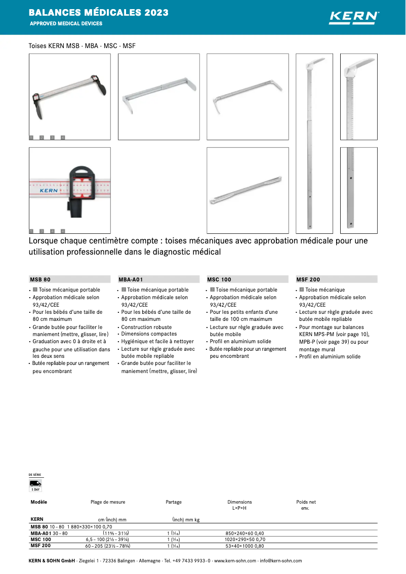 First page image of the manual for MSC 100N