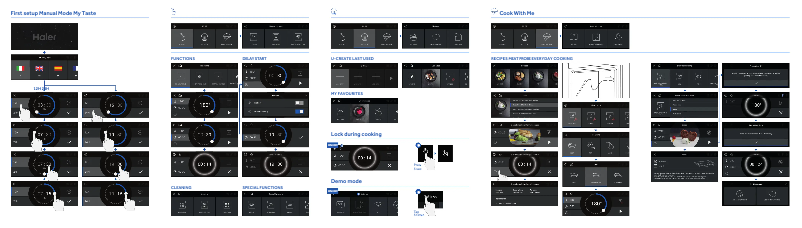 Page 1 of the manual User Manual Haier I-Touch Series 6 HWO60SM6T5BH