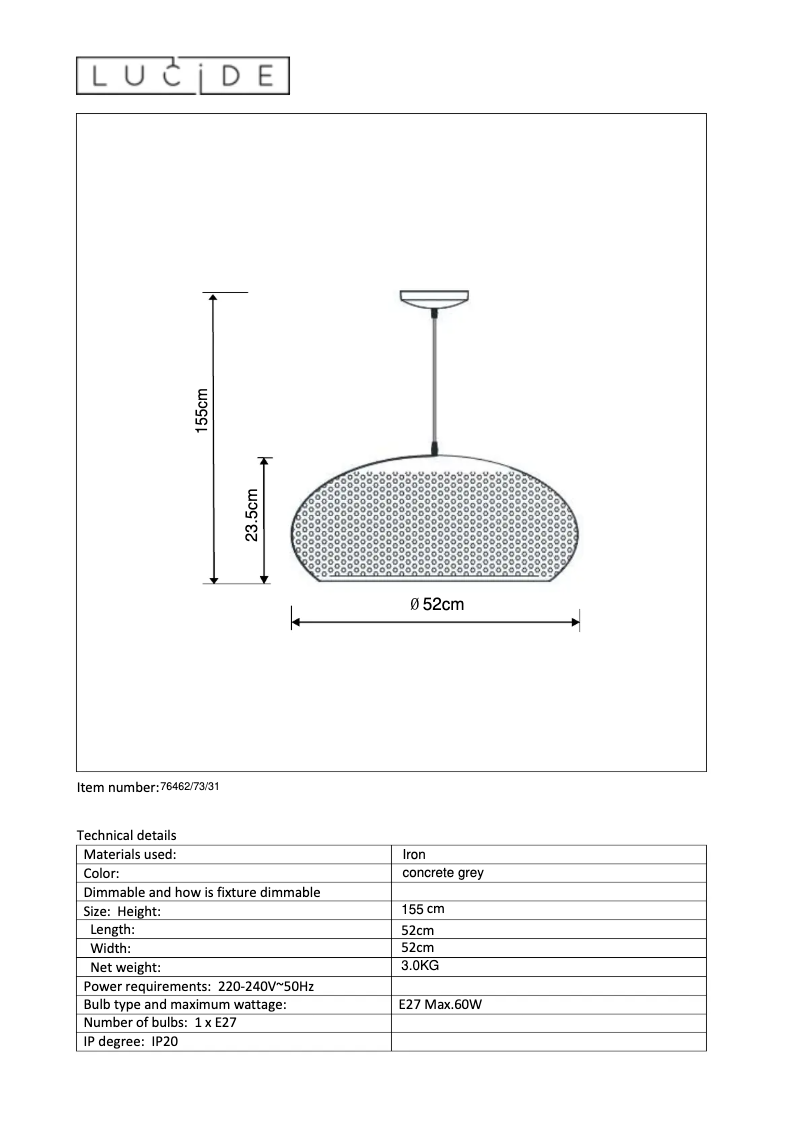 First page image of the manual for Colando
