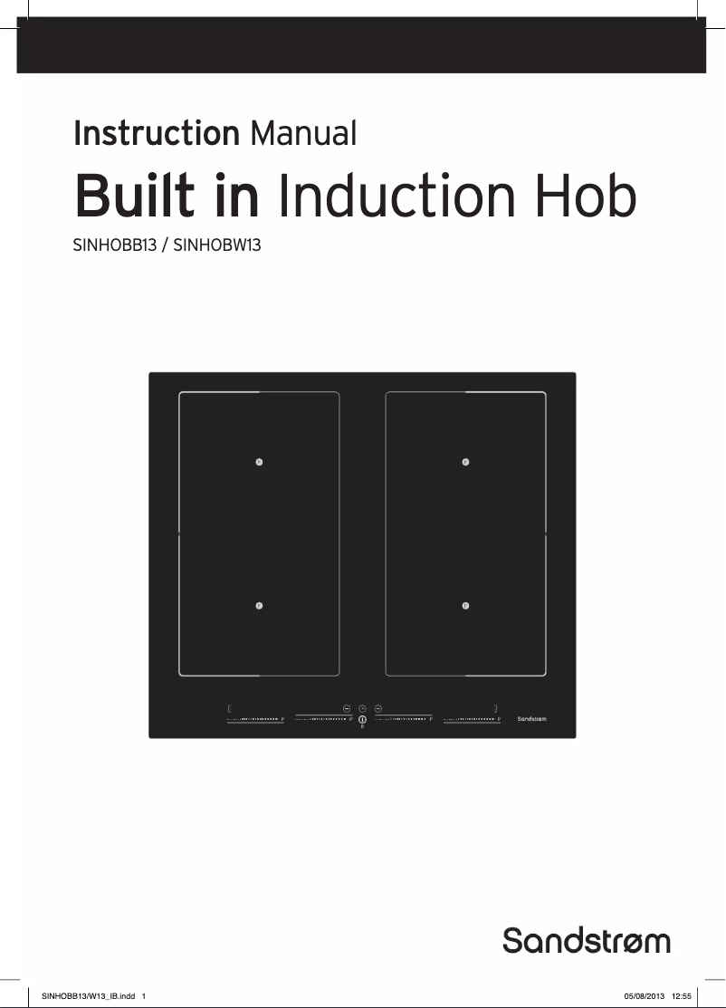 Page 1 of the manual User Manual Sandstrøm SINHOBW13