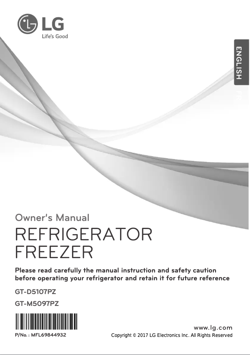 First page image of the manual for GT-M4807PZ