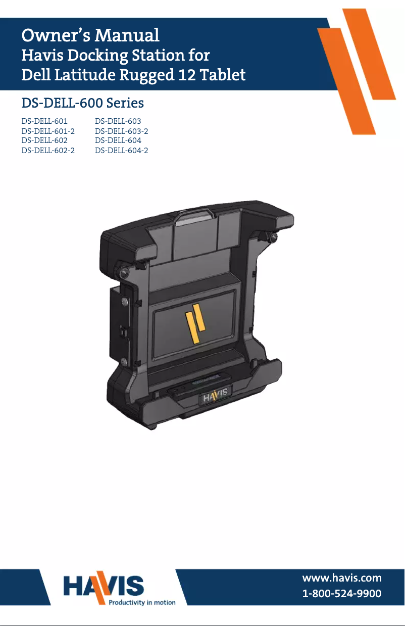First page image of the manual for DS-DELL-604