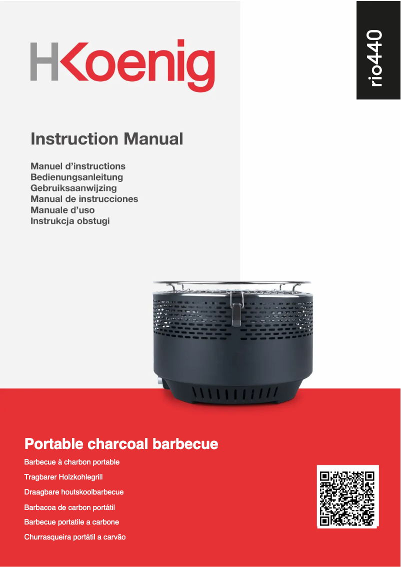 Page 1 of the manual User Manual H.Koenig RIO440