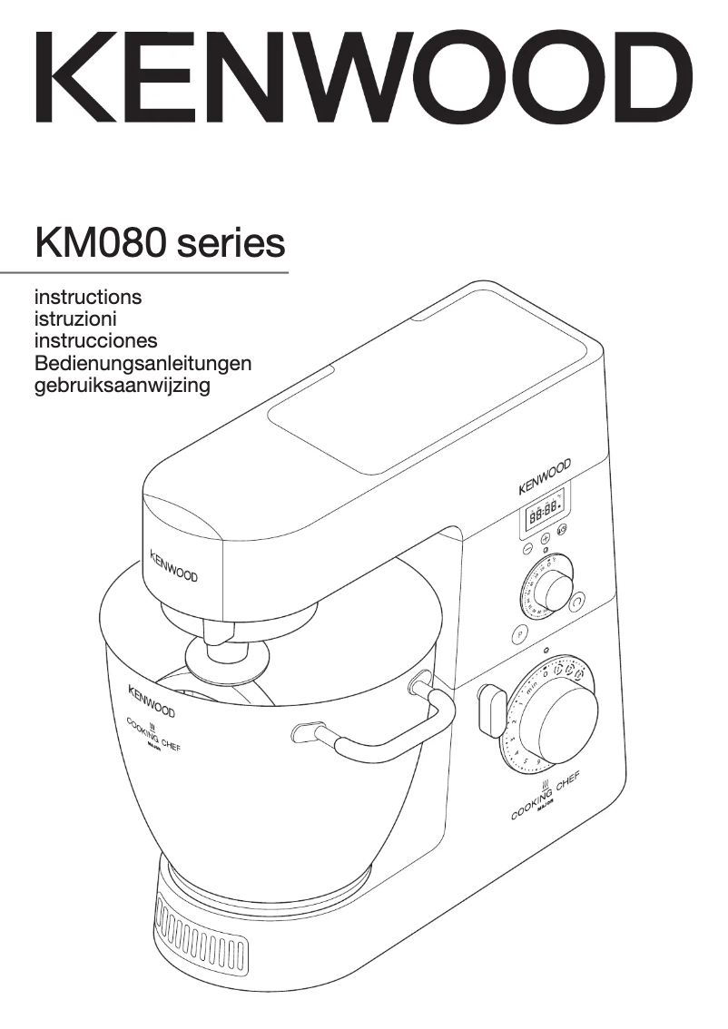 First page image of the manual for KM096
