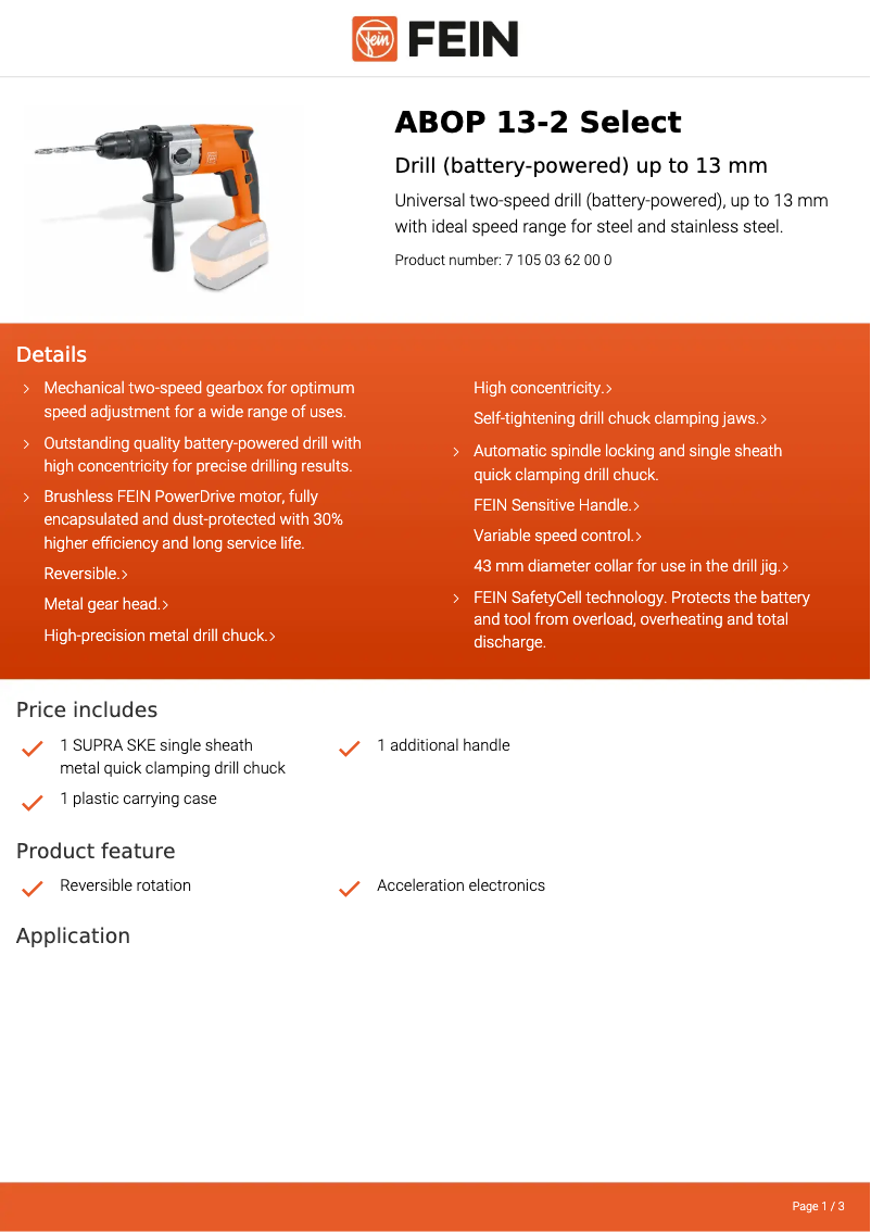 First page image of the manual for ABOP 13-2 Select