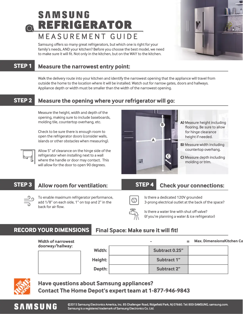 First page image of the manual for RH25H5611BC