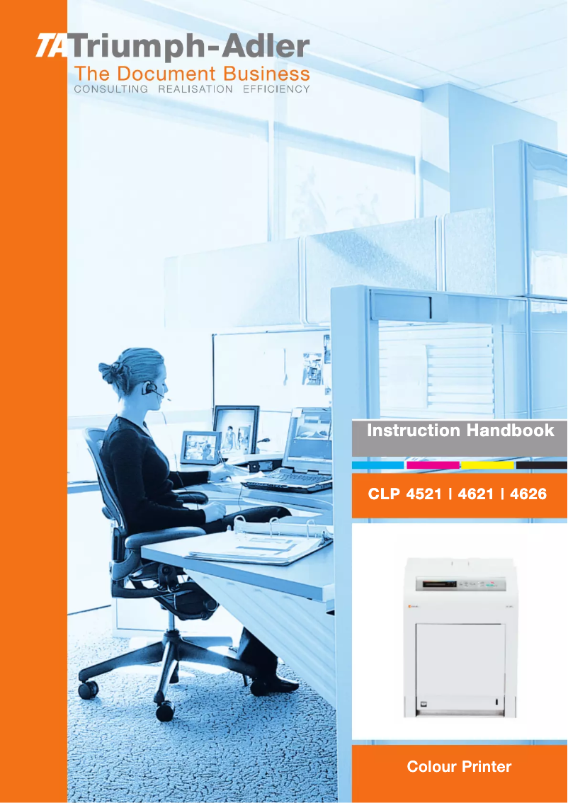 First page image of the manual for CLP 4630