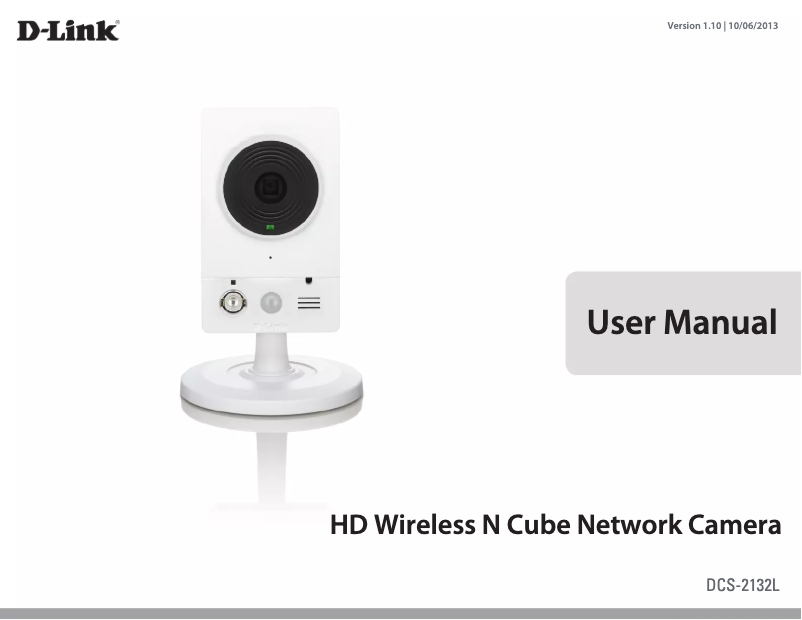 First page image of the manual for DCS-2132L