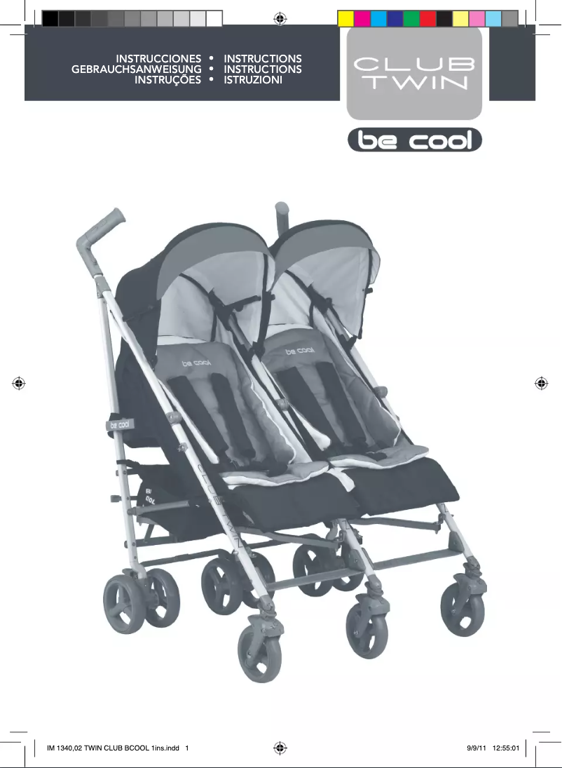 Page 1 de la notice Manuel utilisateur Be Cool Club Twin