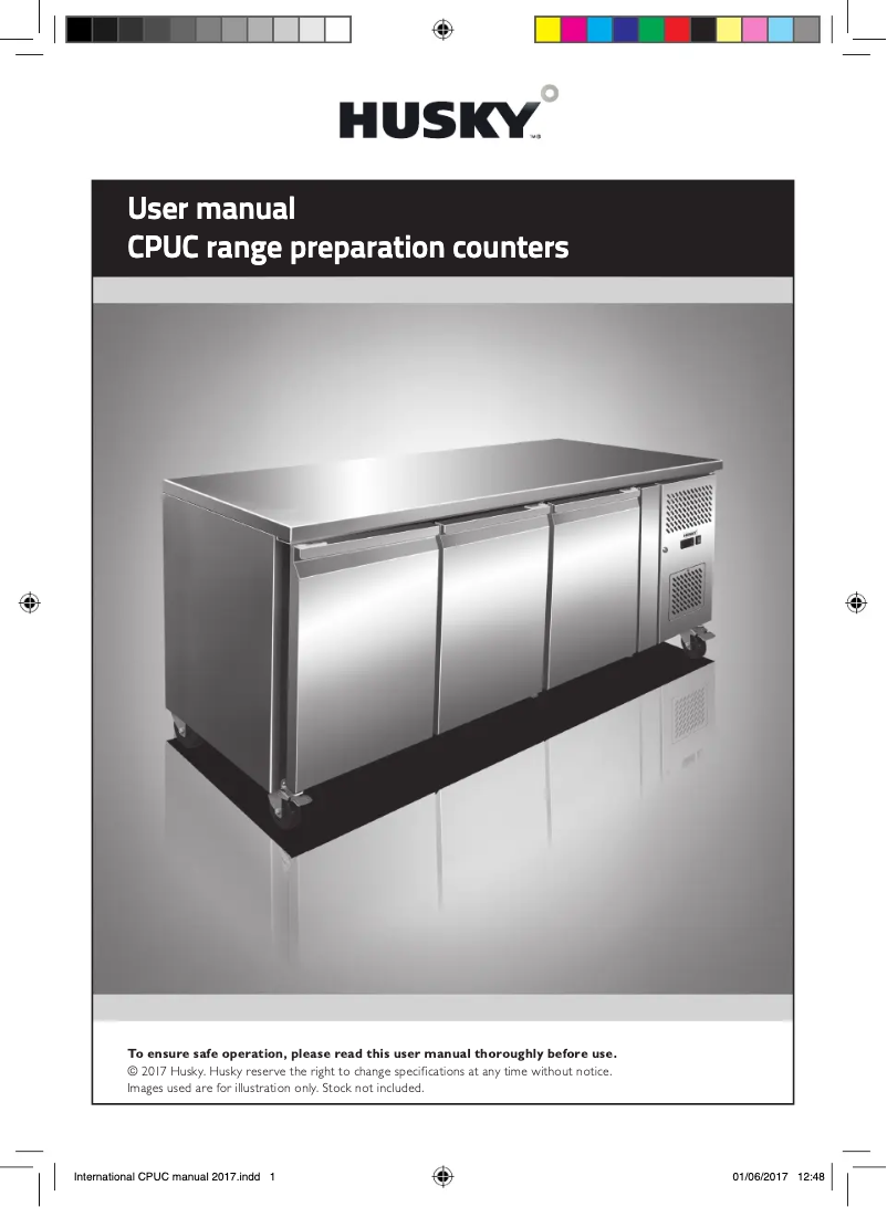 Page 1 of the manual User Manual Husky CPUC2-AU-AL