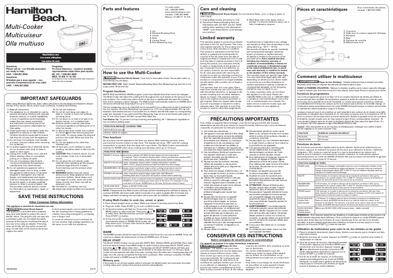 First page image of the manual for 33065
