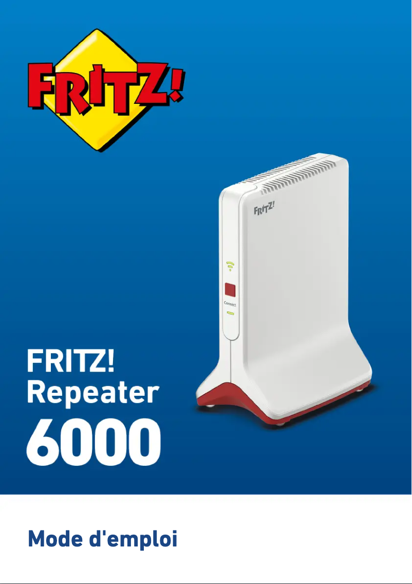 First page image of the manual for FRITZ!Repeater 6000