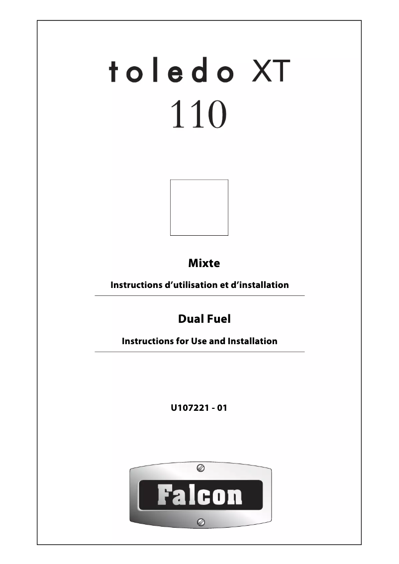 First page image of the manual for Toledo XT