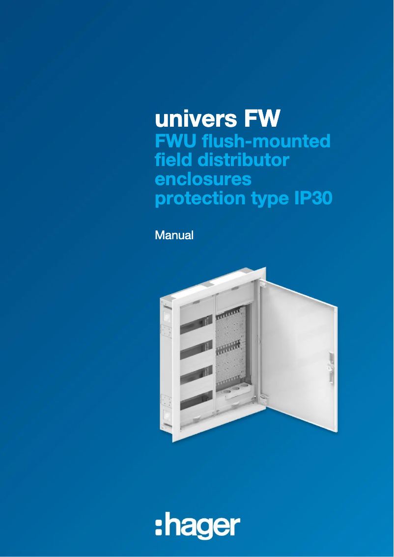 First page image of the manual for FWU72K2