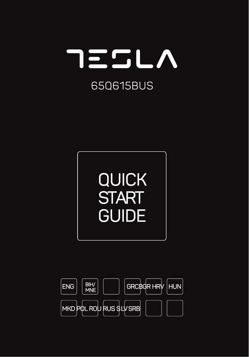 Page 1 de la notice Manuel utilisateur Tesla 65Q615BUS