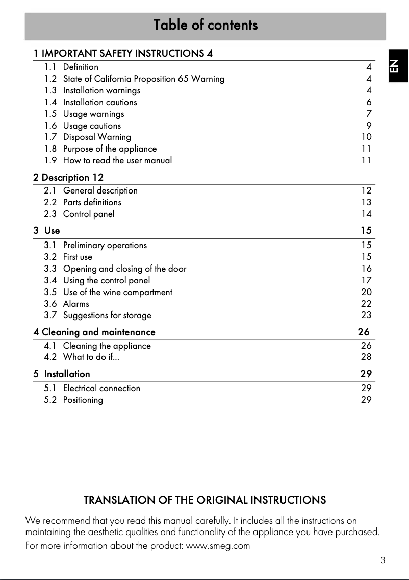 First page image of the manual for CVIU318LX