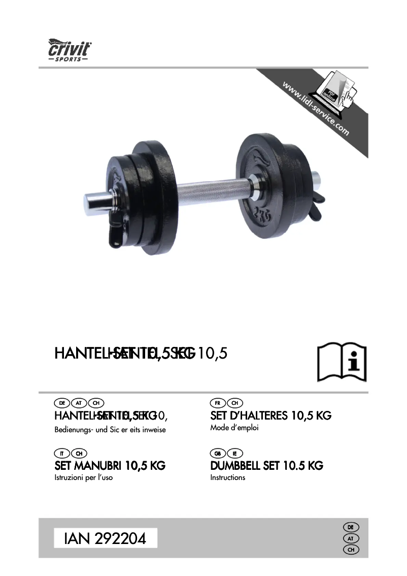 First page image of the manual for 18118L-18