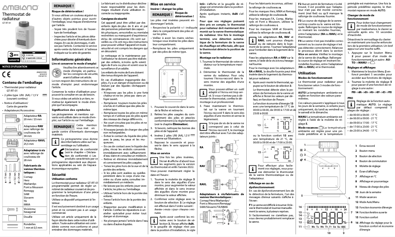 Page 1 of the manual User Manual Ambiano GT-RT-01