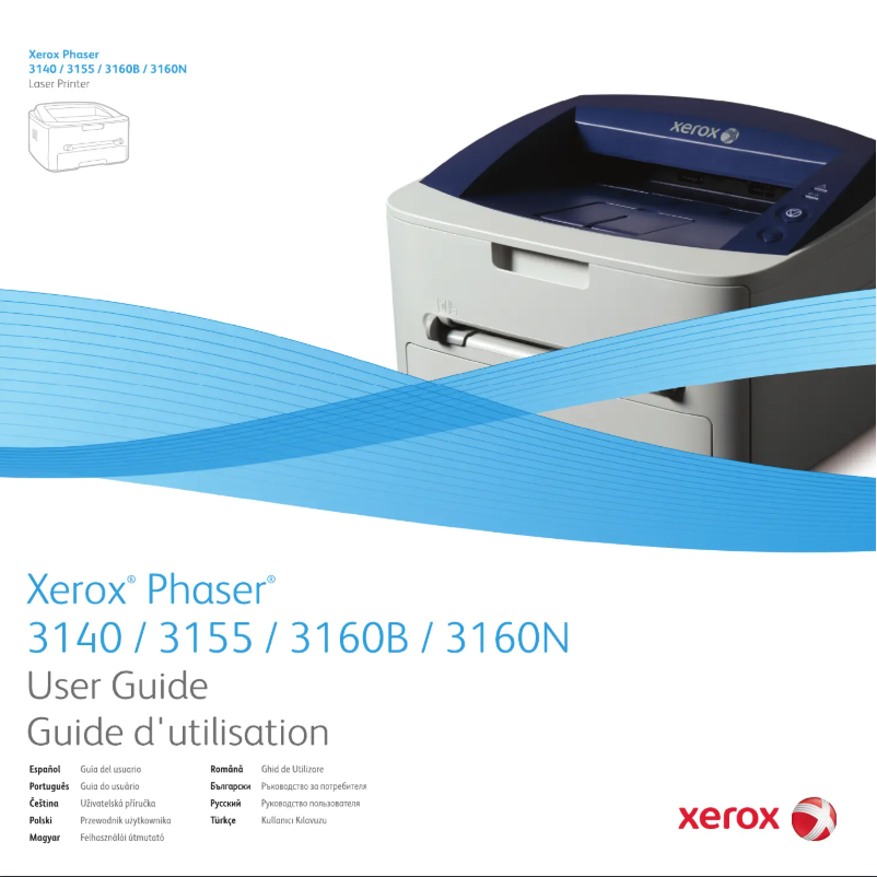 Page 1 of the manual User Manual Xerox Phaser 3140
