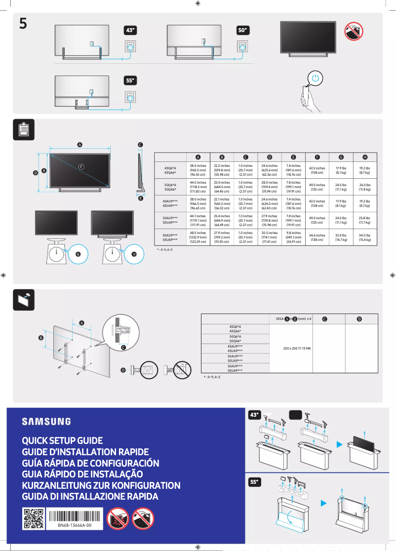 Page 1 of the manual User Manual Samsung QA50Q60ABG