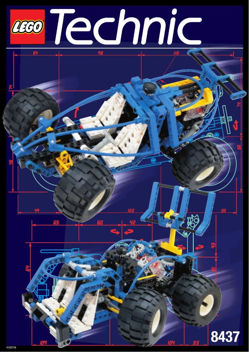 Page 1 of the manual User Manual Lego FUTUR CAR