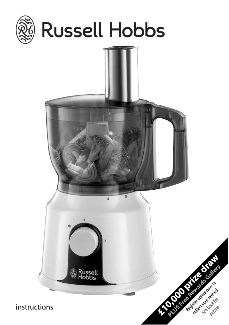 Page 1 of the manual User Manual Russell Hobbs 19001