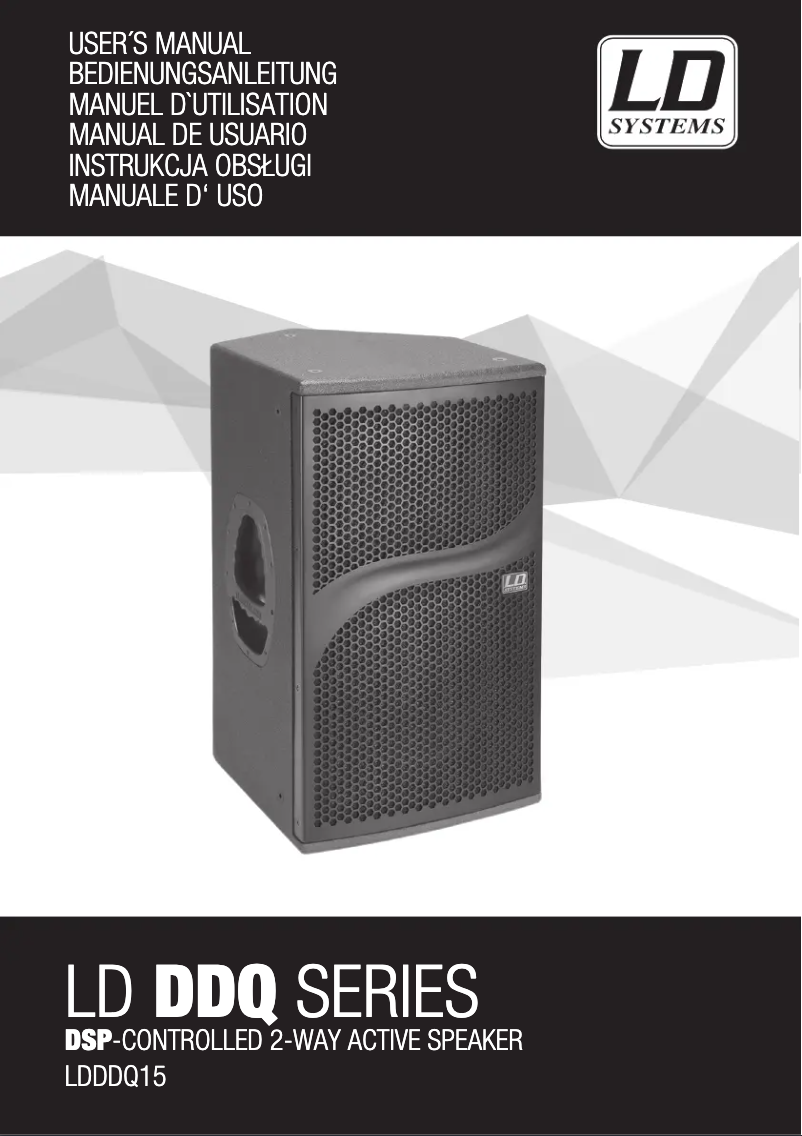 First page image of the manual for DDQ 15