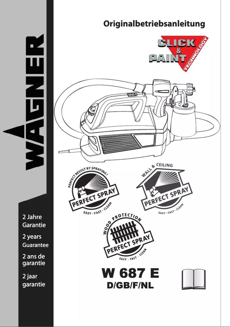 First page image of the manual for W 687 E