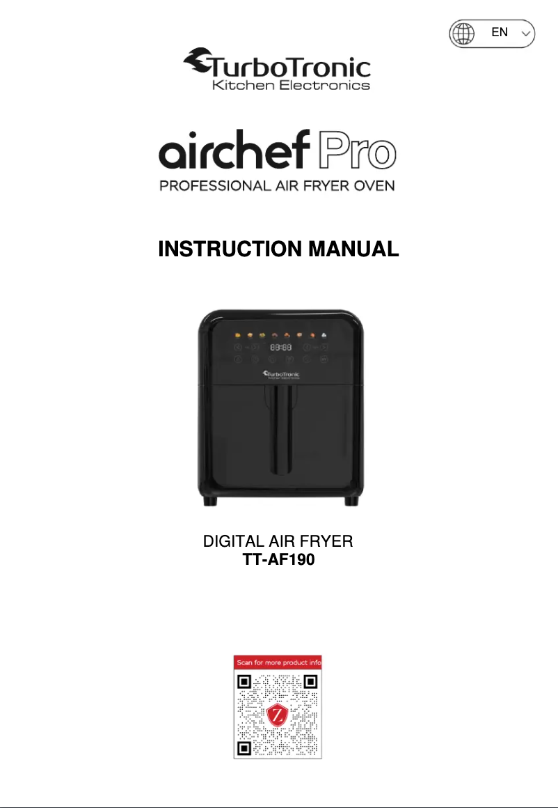 Page 1 of the manual User Manual TurboTronic TurboWave TT-EV35TS