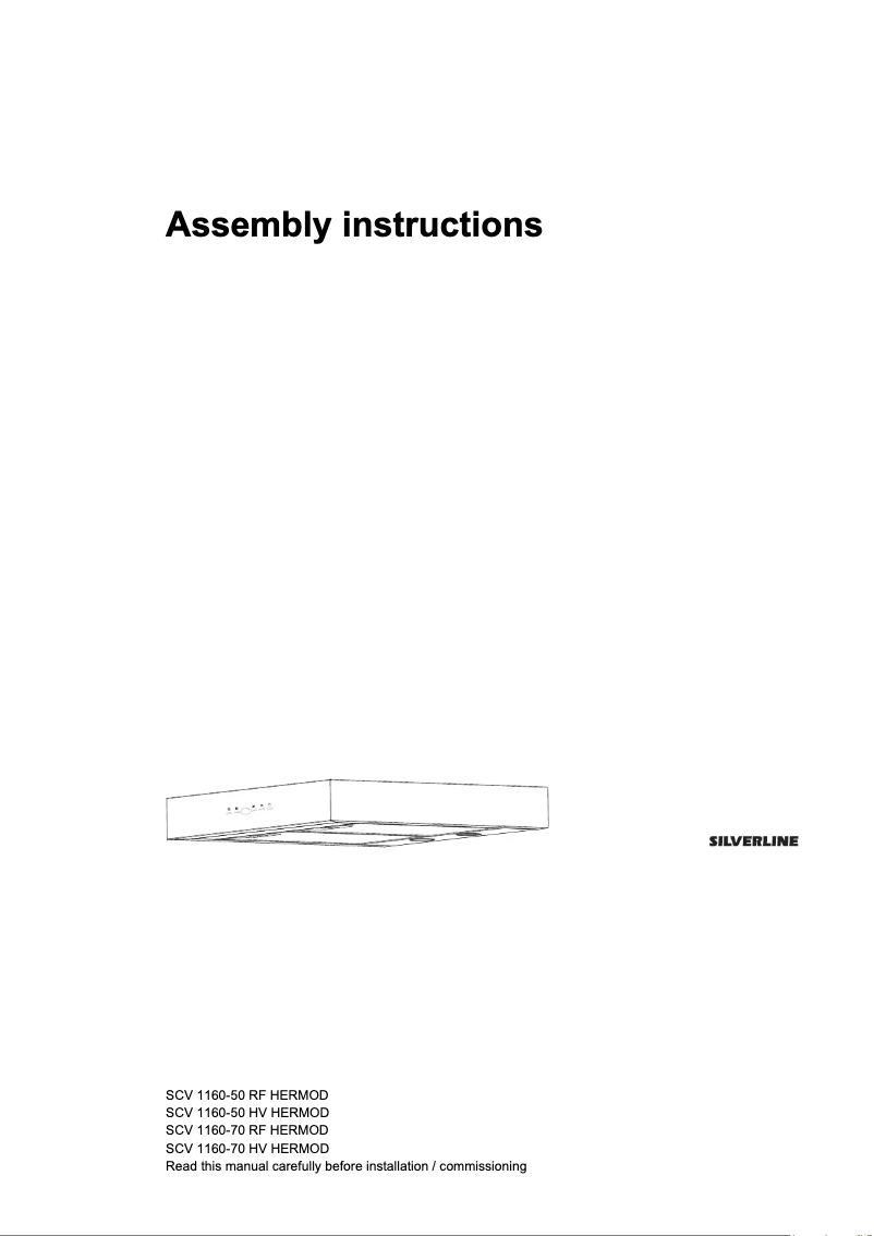 Page 1 of the manual User Manual Silverline SCV1160