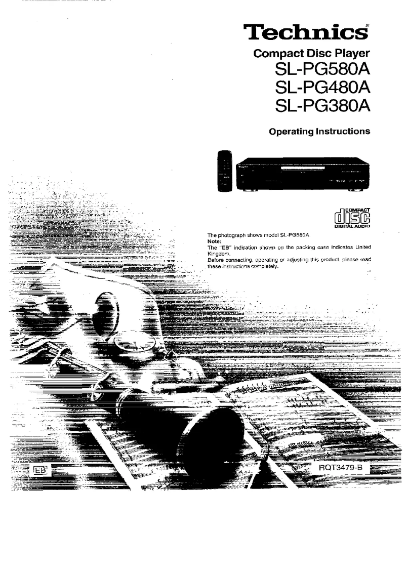 Page 1 of the manual User Manual Panasonic SL-PG380A